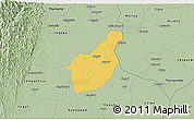 Savanna Style 3D Map of Henzada