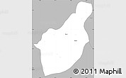 Gray Simple Map of Henzada