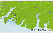 Physical 3D Map of Labutta