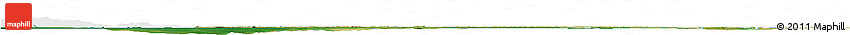 Satellite Horizon Map of Labutta, single color outside