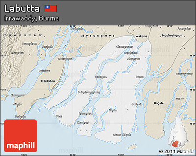 Classic Style Map of Labutta