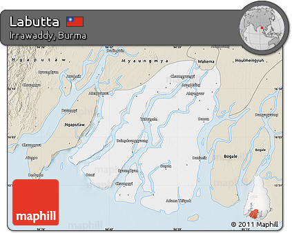 Classic Style Map of Labutta