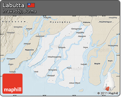 Classic Style Map of Labutta
