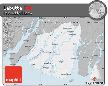Gray Map of Labutta