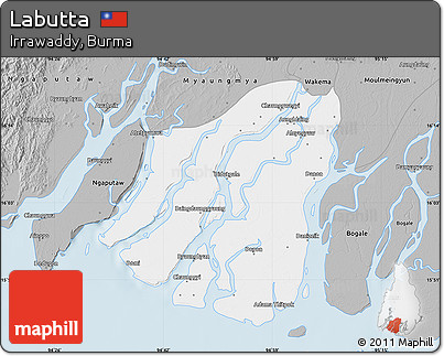 Gray Map of Labutta