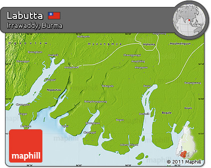 Physical Map of Labutta