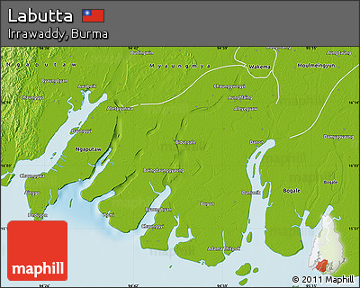 Physical Map of Labutta