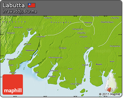 Physical Map of Labutta