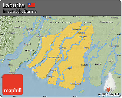 Savanna Style Map of Labutta