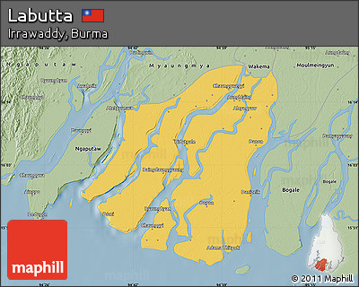 Savanna Style Map of Labutta