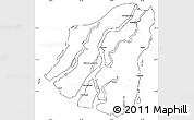 Blank Simple Map of Labutta, cropped outside