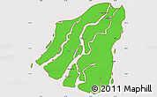 Political Simple Map of Labutta, cropped outside