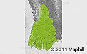 Physical Map of Irrawaddy, desaturated