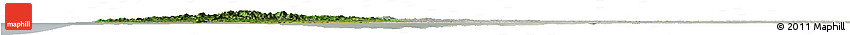 Satellite Horizon Map of Ngaputaw, lighten, semi-desaturated