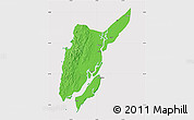 Political Map of Ngaputaw, cropped outside
