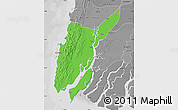 Political Map of Ngaputaw, desaturated