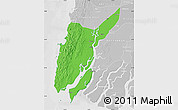 Political Map of Ngaputaw, lighten, desaturated