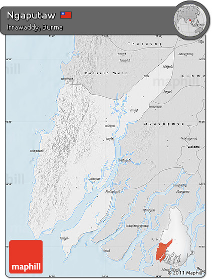 Silver Style Map of Ngaputaw