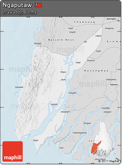 Silver Style Map of Ngaputaw