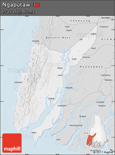 Silver Style Map of Ngaputaw