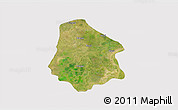 Satellite 3D Map of Pantanaw, cropped outside