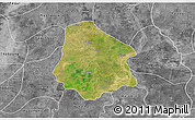 Satellite 3D Map of Pantanaw, desaturated