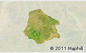 Satellite 3D Map of Pantanaw, lighten