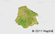 Satellite 3D Map of Pantanaw, single color outside