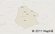 Shaded Relief 3D Map of Pantanaw, lighten