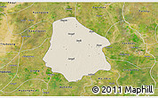 Shaded Relief 3D Map of Pantanaw, satellite outside