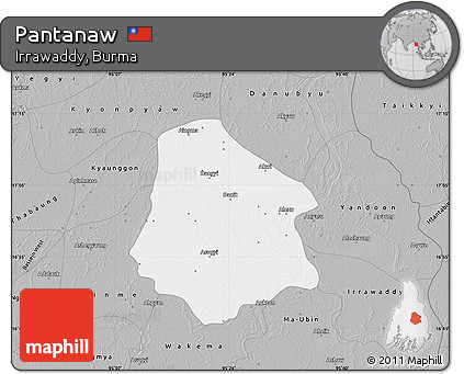 Gray Map of Pantanaw