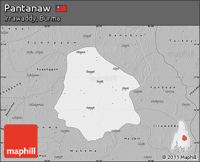 Gray Map of Pantanaw