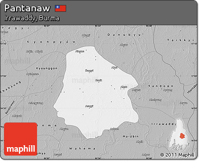 Gray Map of Pantanaw