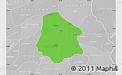 Political Map of Pantanaw, lighten, desaturated