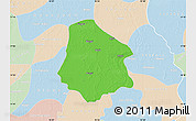Political Map of Pantanaw, lighten