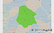 Political Map of Pantanaw, lighten, semi-desaturated