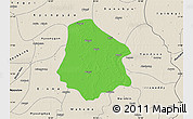 Political Map of Pantanaw, shaded relief outside