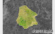Satellite Map of Pantanaw, darken, desaturated