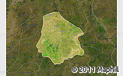 Satellite Map of Pantanaw, darken