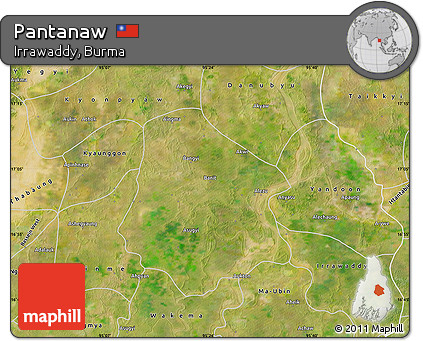 Satellite Map of Pantanaw