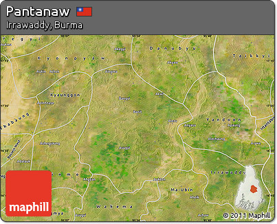 Satellite Map of Pantanaw