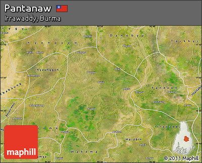 Satellite Map of Pantanaw