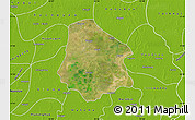 Satellite Map of Pantanaw, physical outside
