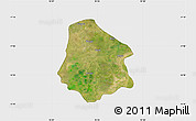 Satellite Map of Pantanaw, single color outside