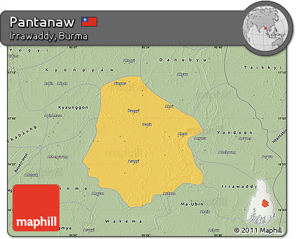 Savanna Style Map of Pantanaw