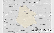 Shaded Relief Map of Pantanaw, desaturated