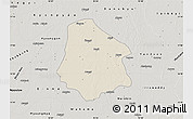 Shaded Relief Map of Pantanaw, semi-desaturated