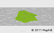 Physical Panoramic Map of Pantanaw, lighten, desaturated