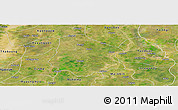 Satellite Panoramic Map of Pantanaw