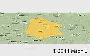 Savanna Style Panoramic Map of Pantanaw